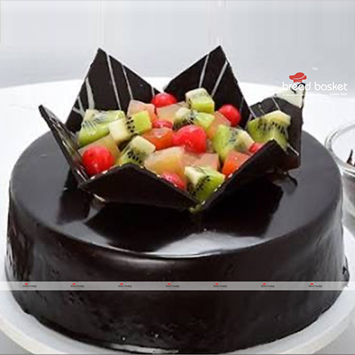 "Exotic Chocolate Cake - 1 Kg (The Bread Basket) - Click here to View more details about this Product
